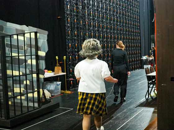 Behind the scenes at Hairspray the Musical – now playing at Crown