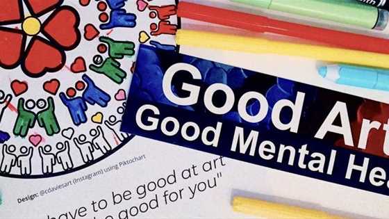 Good Arts Good Mental Health banner