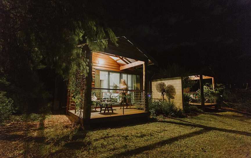 Studio Jarrah Deck Nightime