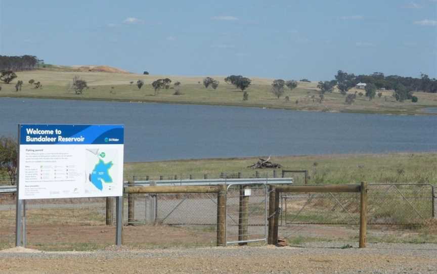 Bundaleer Reservoir provides fishing for Silver Perch