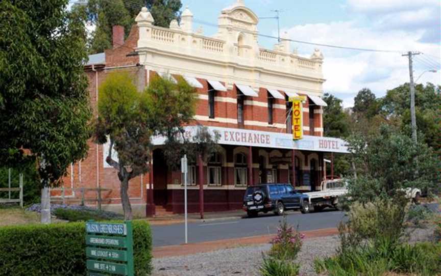 Exchange Hotel, Accommodation in Greenbushes