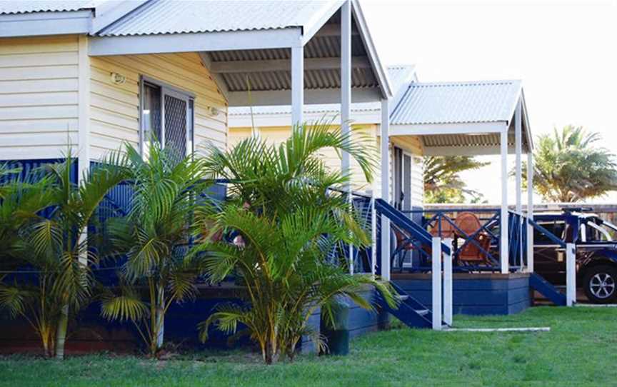 Coral Coast Tourist Park, Accommodation in Carnarvon