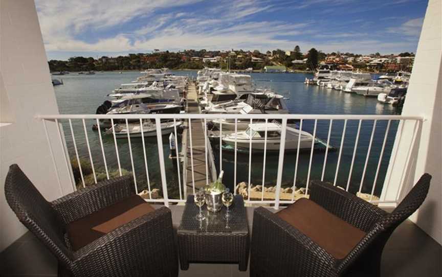 Private Balcony overlooking Marina