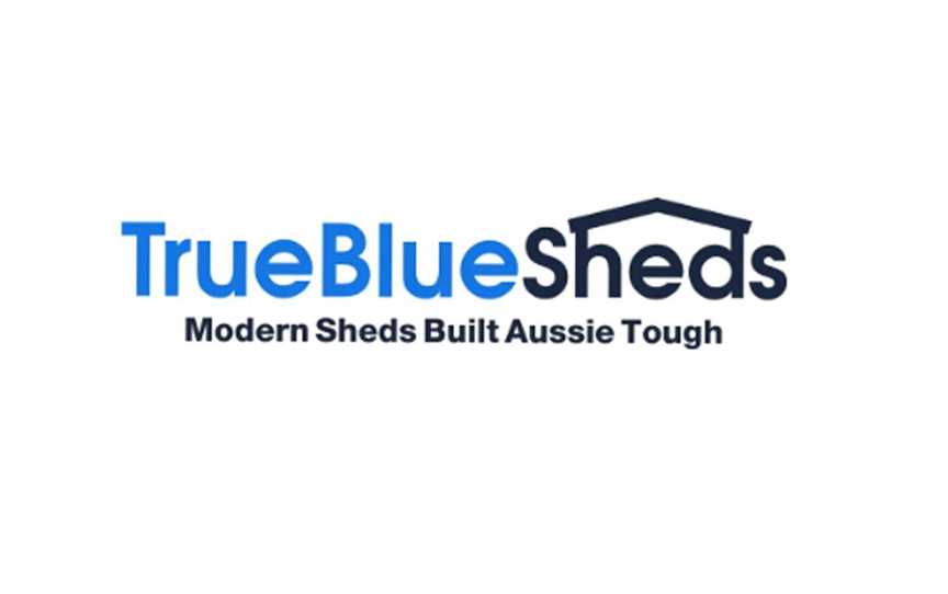 True blue Sheds Logo