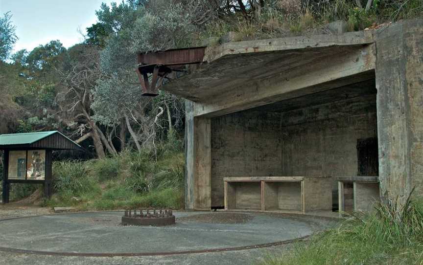 World War II gun emplacements, Shoal Bay, NSW