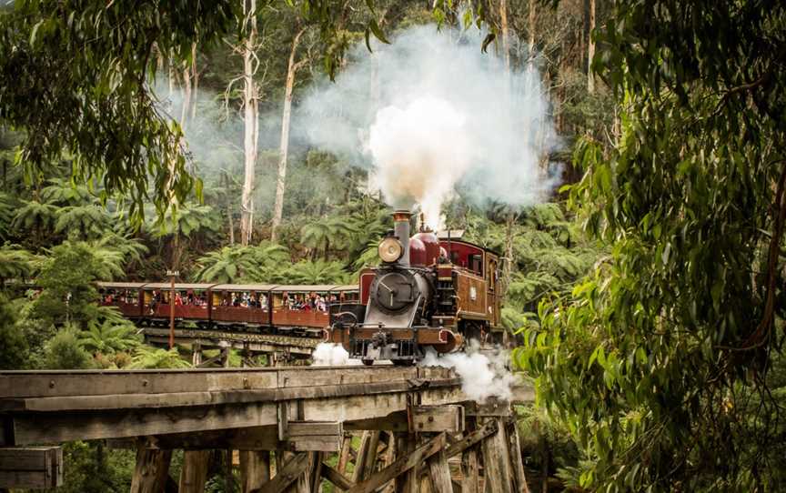 Fielder Railway Station - Puffing Billy Railway, Campbelltown, VIC