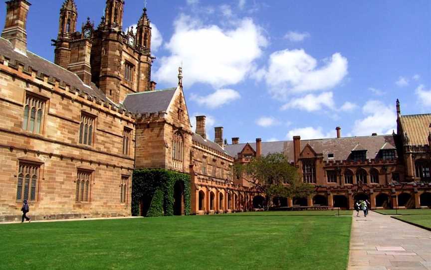 University of Sydney Quadrangle Clocktower, Attractions in Camperdown