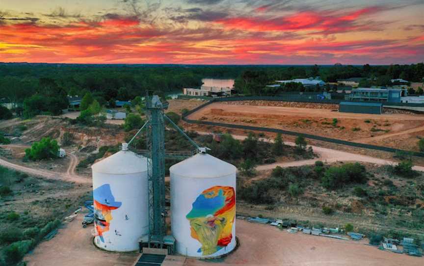 Paringa Silo Art, Paringa, SA