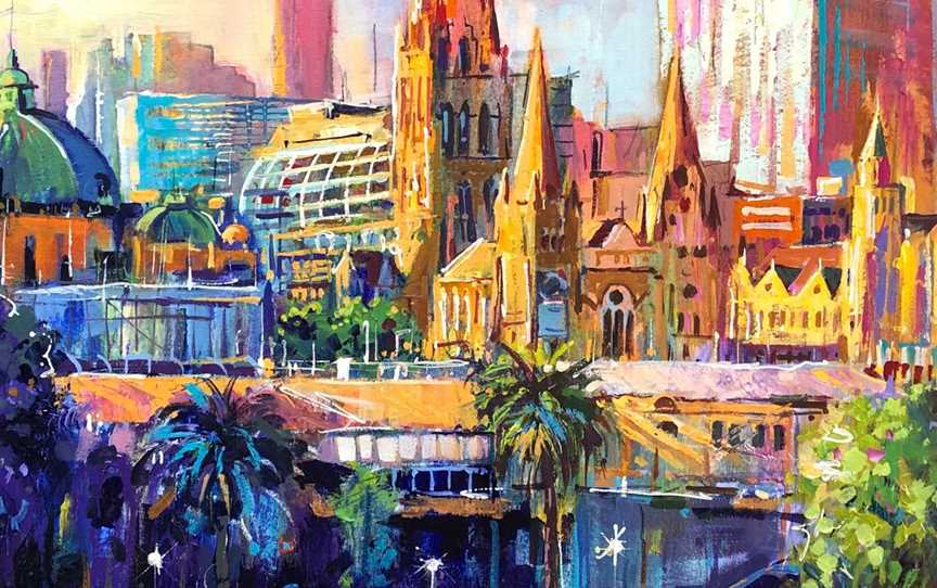 Evening in Melbourne
Acrylic on Canvas
100cmx100cm