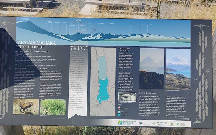 Lake Pukaki Lookout, Ben Ohau, New Zealand