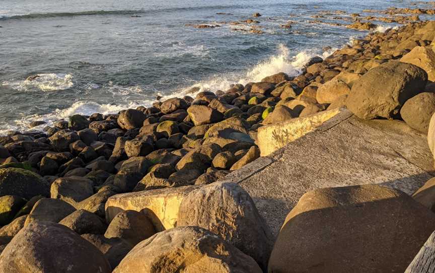 New Plymouth Coastal Walkway, Port Taranaki, New Zealand