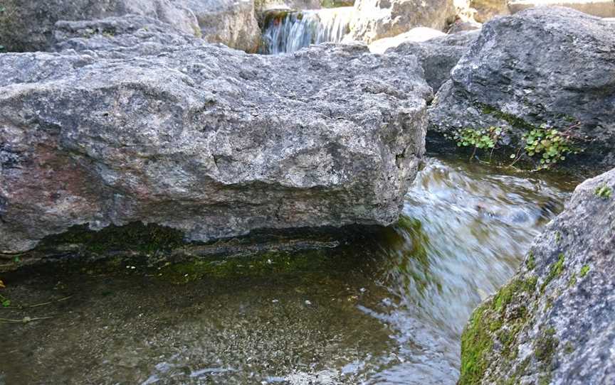 Centennial Garden Waterfall, Bluff Hill, New Zealand