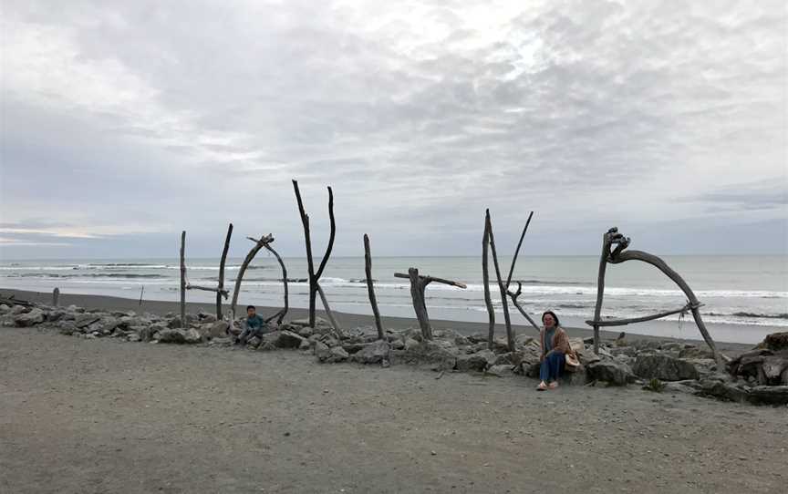 Shipwreck Memorial, Hokitika, New Zealand