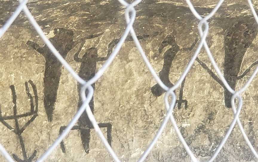 Weka Pass Historic Reserve- Maori Rock Art & walkway, Waikari, New Zealand