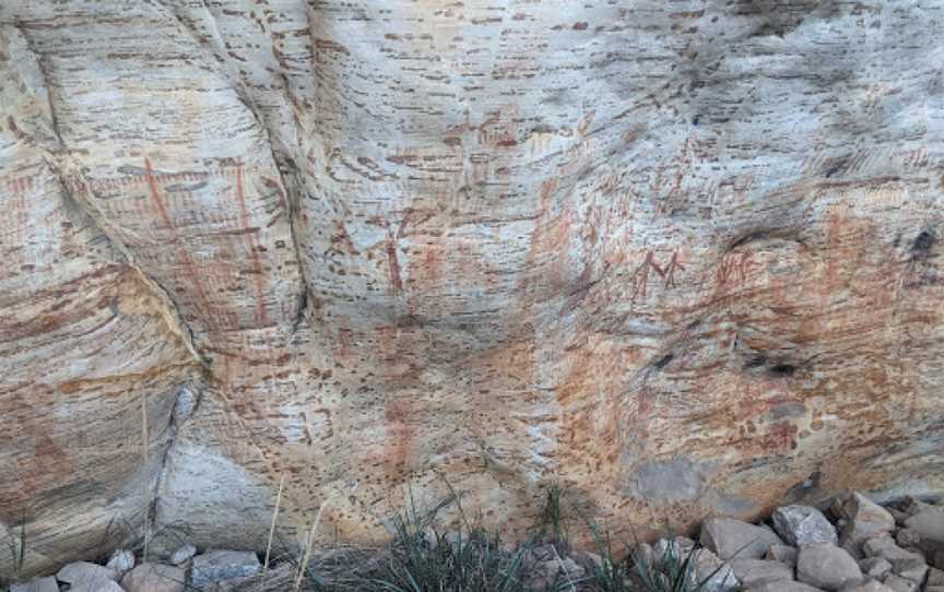 Billimina Rock Art Site - Wartook Valley, Glenisla, VIC