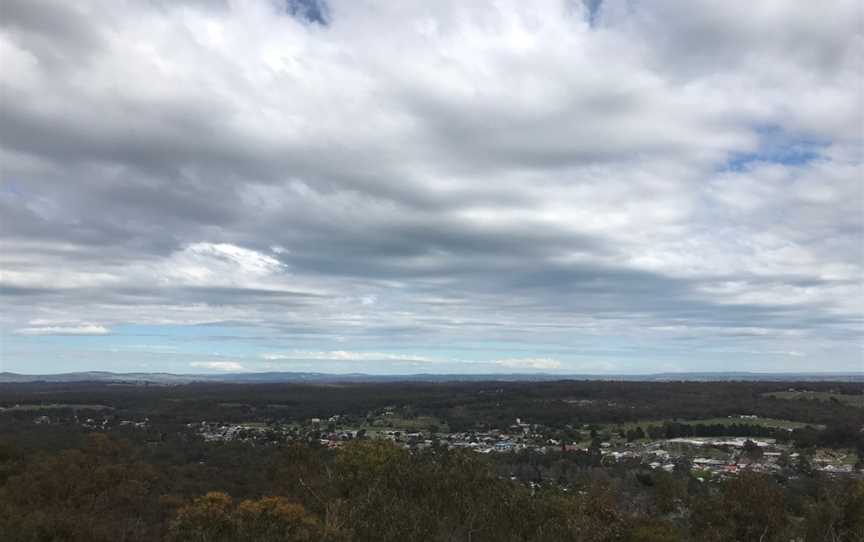 Viewing Rock Lookout, Heathcote, VIC