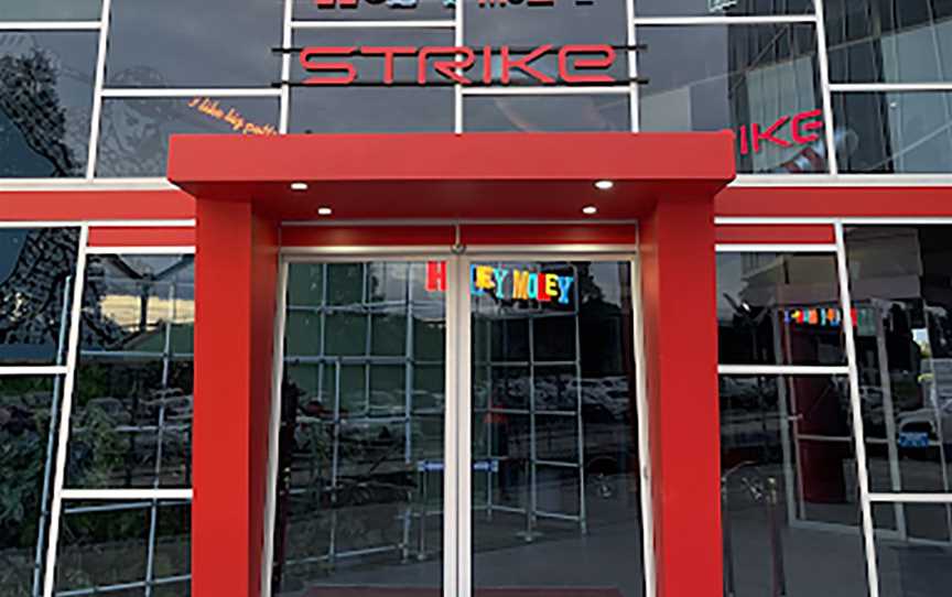 Strike Bowling and Holey Moley Golf Club Point Cook Entrance