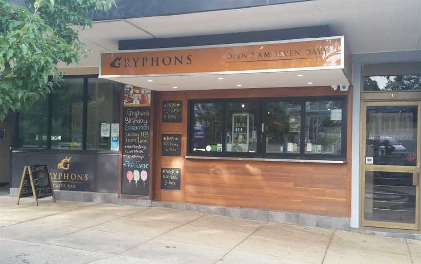 Gryphons Caffe Bar, Griffith, ACT