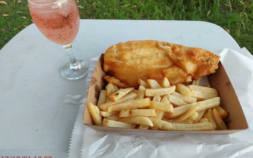 Reds fish and chips, Nanango, QLD