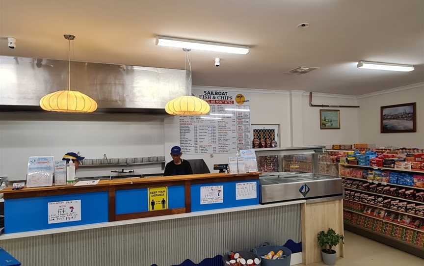 Sailboat Fish and Chips, Halls Head, WA