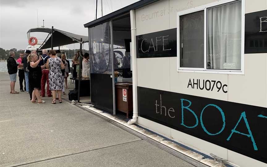 The Boat Shed Cafe on Soldiers Point Marina, Soldiers Point, NSW