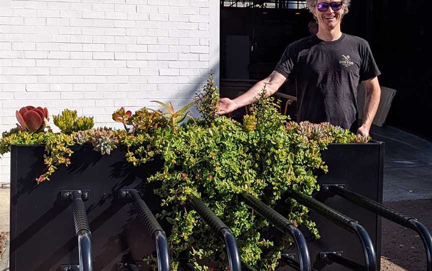 Plenty of bike parking right out front!