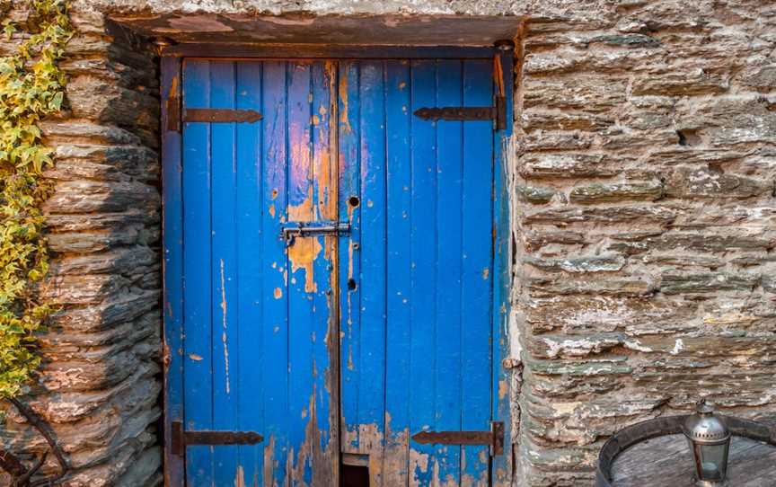 Blue Door Bar, Arrowtown, New Zealand