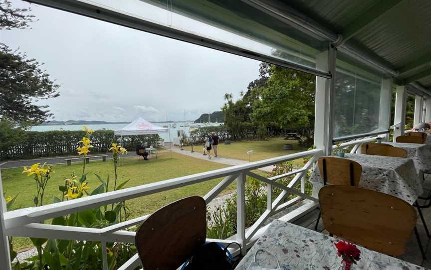 Cafe at Pompallier Mission, Russell, New Zealand