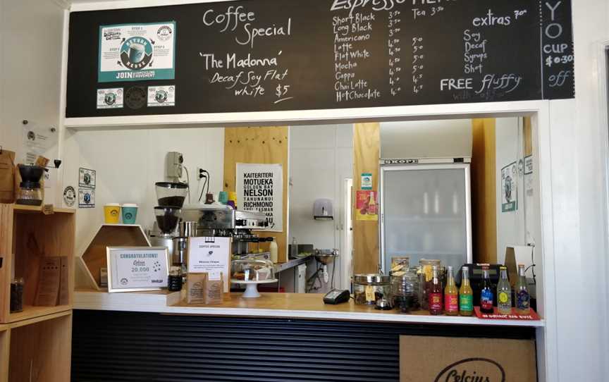 Celcius Coffee, Motueka, New Zealand