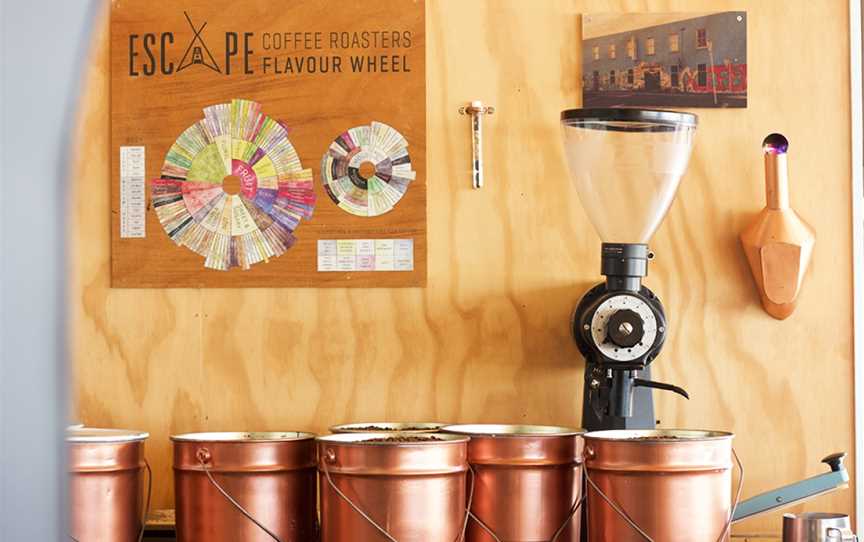 Escape Coffee Roasters, New Plymouth Central, New Zealand