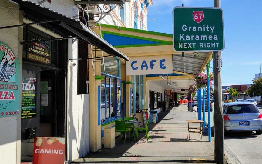 Freckles Cafe, Westport, New Zealand