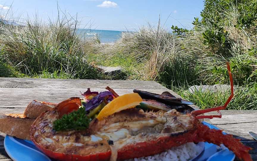 Kaikoura Seafood BBQ Kiosk, Kaikoura Peninsula, New Zealand