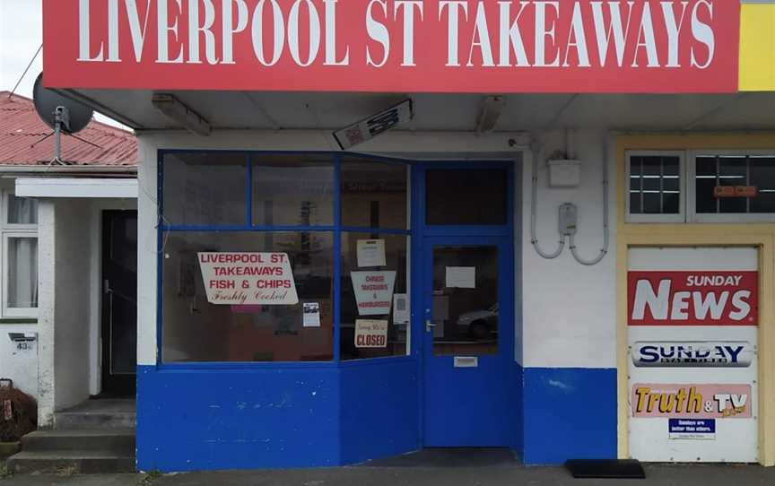 Liverpool Street Takeaways, Takaro, New Zealand