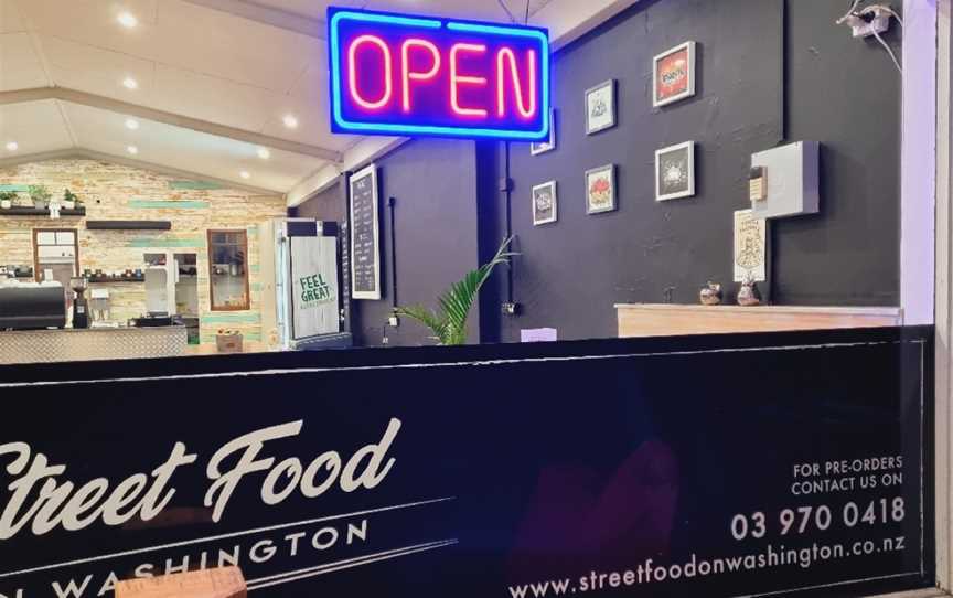 Street food on Washington, Washington Valley, New Zealand