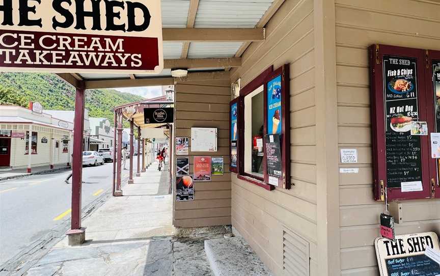 The Shed Ice Cream Parlour & Takeaways, Arrowtown, New Zealand