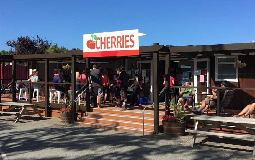 Thomas Brothers Cherry And Real Fruit Ice Cream Stall, Motueka, New Zealand