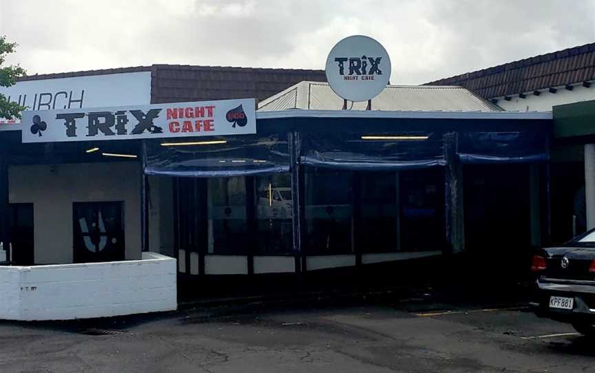 Trix night cafe, Glendene, New Zealand