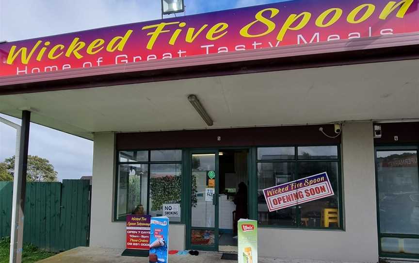 Wicked Five Spoon Takeaways, Totara Heights, New Zealand