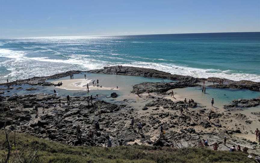 Champagne Pools, Fraser Island, QLD