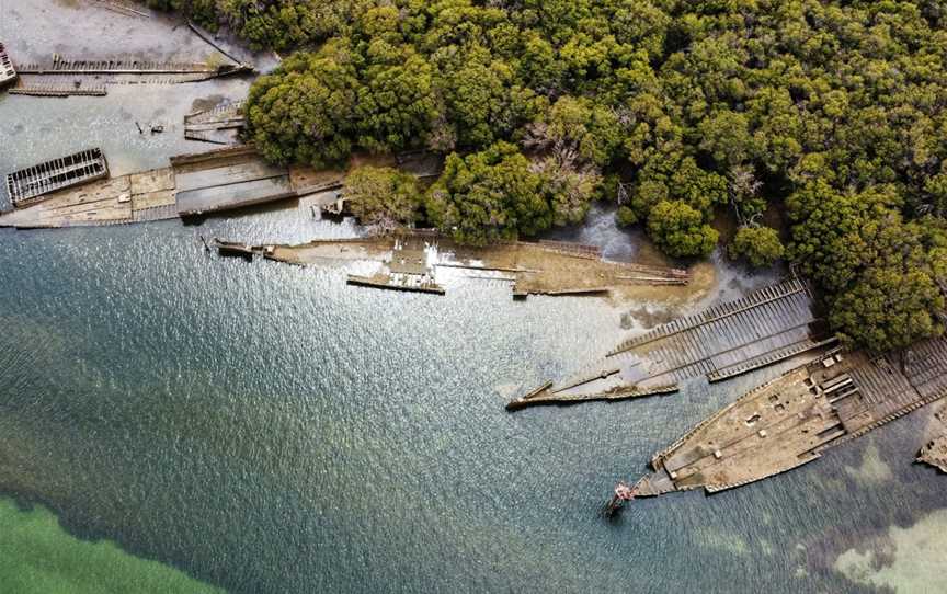 Garden Island Ships' Graveyard Maritime Heritage Trail, Garden Island, SA