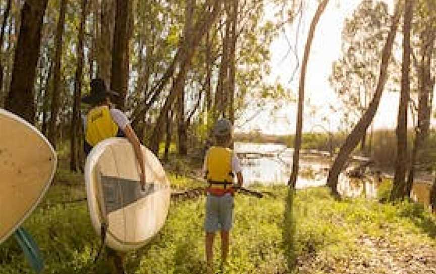 Murray River canoe trails, Mathoura, NSW