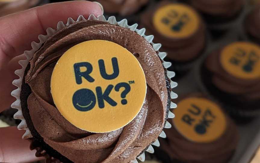 The Baking Edge - R U ok day cupcakes