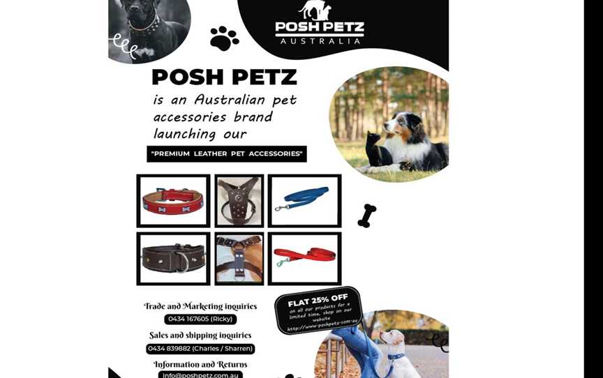 POSH PETZ INAGURAL FLYER