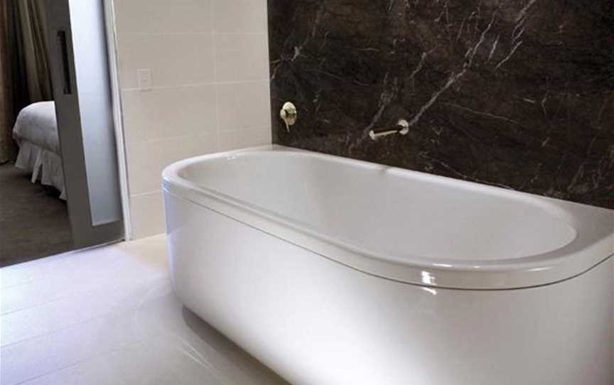 One of quality steel enamel baths we have on display