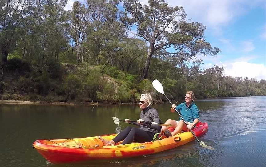 Enjoying the pristine nature and solitude on the Blackwood River