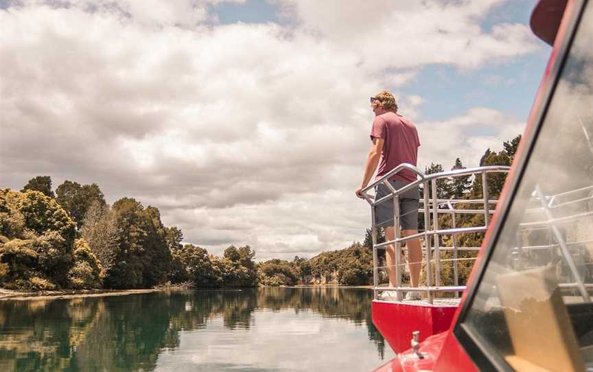 Huka Falls River Cruise, Taupo, New Zealand