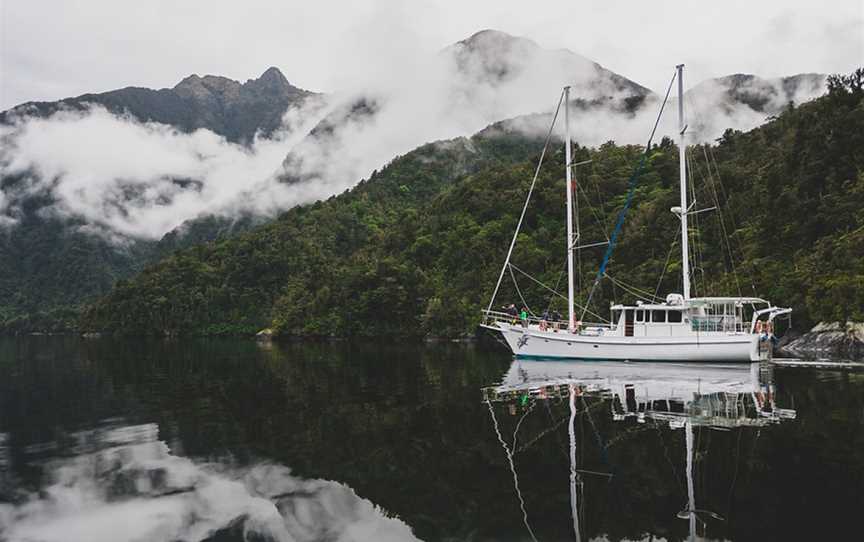 Cruise the tranquil waterways of Fiordland National Park and Beyond aboard the Breaksea Girl - your home in the wild