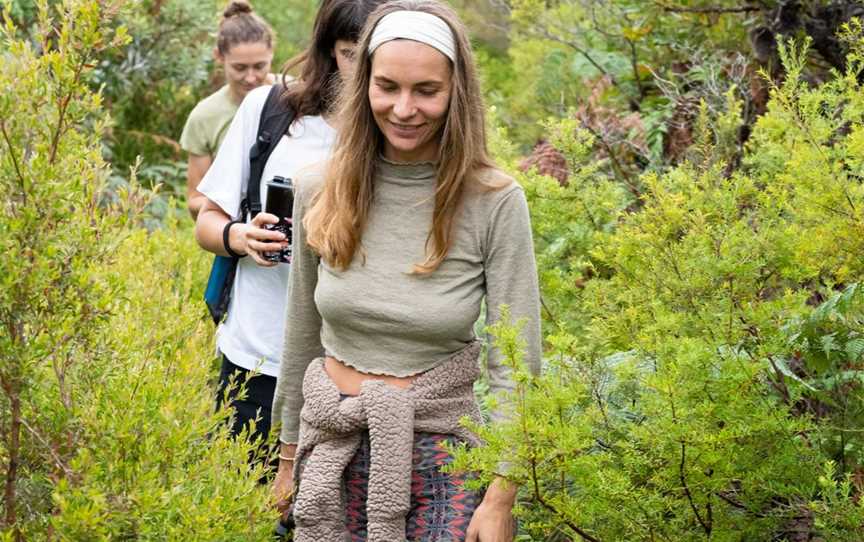 Bushwalking in a nature spot and spotting the native Australian birdlife.