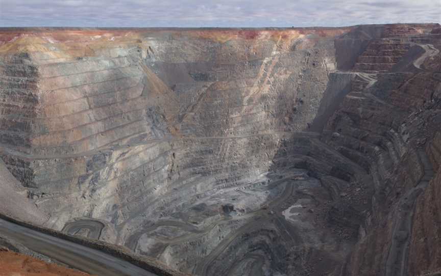 Fimiston Open Pit( Super Pit)goldmine Western Australia2019 Aug