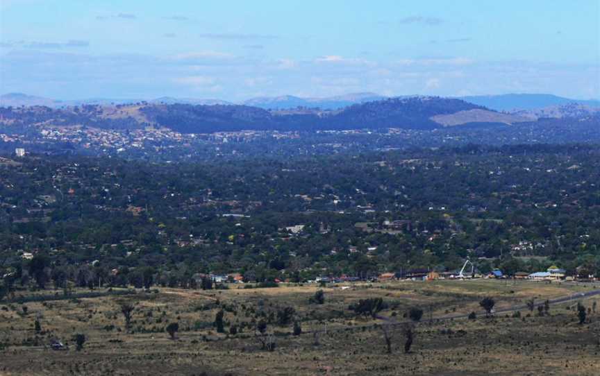 Weston Creekfrom Mt Stromlo